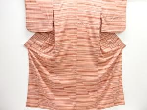 抽象模様単衣小紋着物